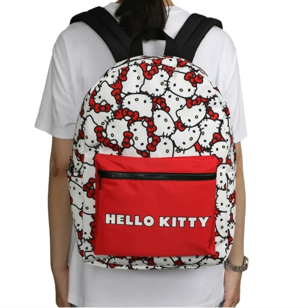 Hello Kitty Bioworld White All Over Print Multicolor 16